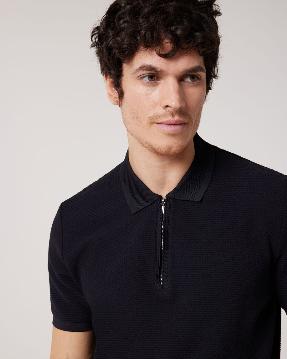 Jacquard Texture Polo